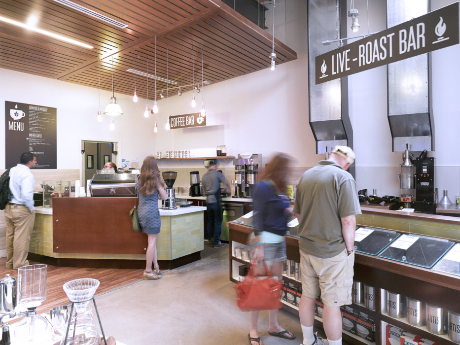 roasted-to-order beans in a prototype cafe design read more.